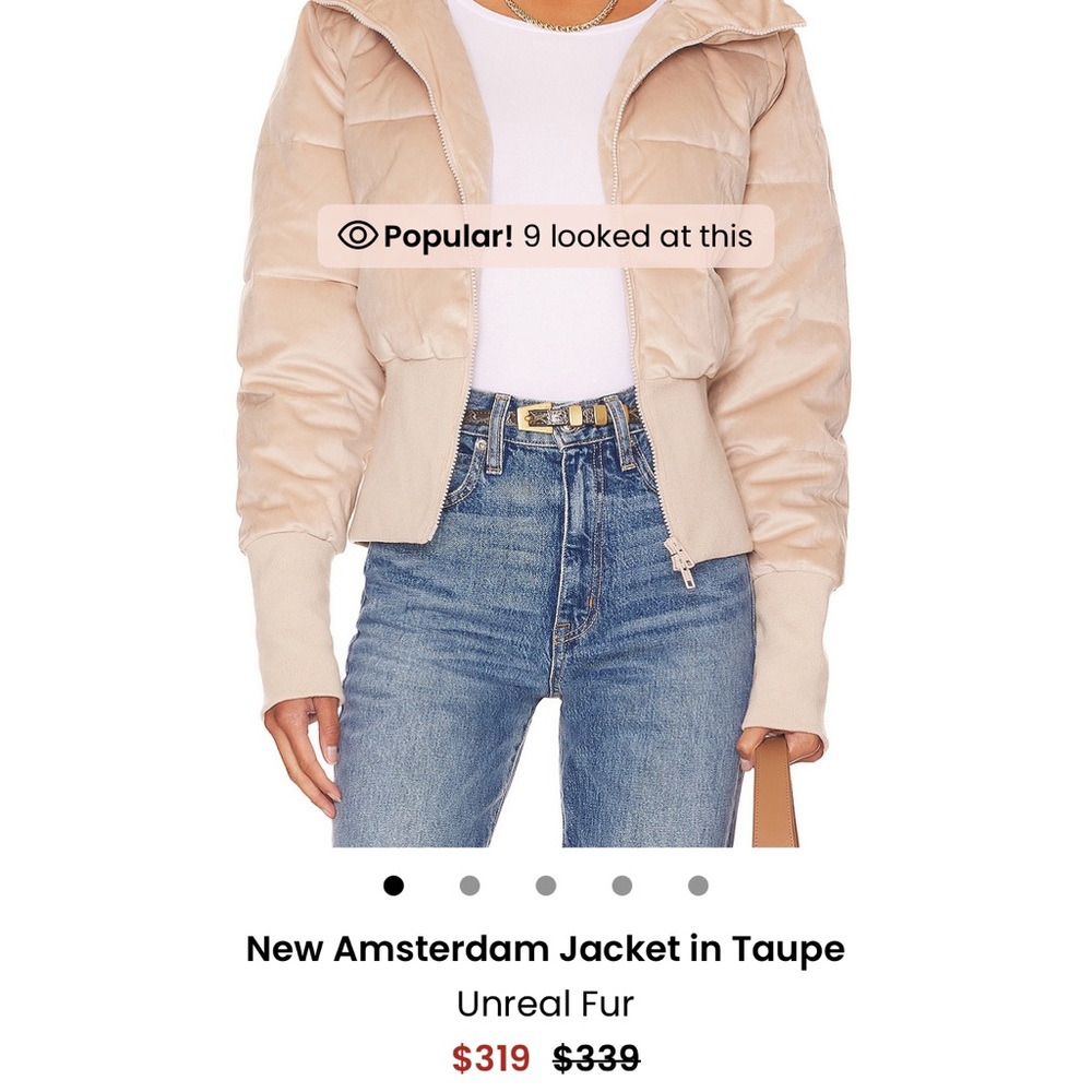 Unreal Fur New Amsterdam Jacket in Taupe